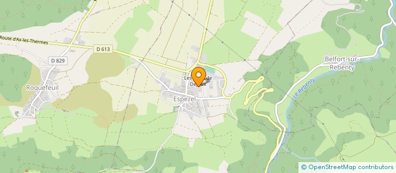 localisation de l'entreprise SOCIETE COOPERATIVE AGRICOLE DU PAYS DE SAULT  ESPEZEL