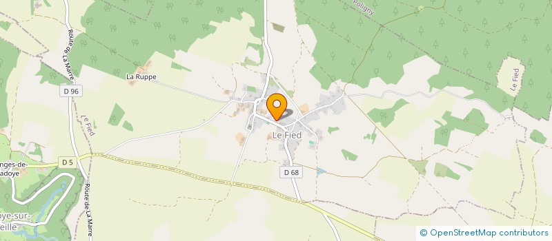 localisation de l'entreprise SOCIETE COOPERATIVE AGRICOLE FROMAGERE FRUITIERE DE LA BRESSE JURASSIENNE  OUSSIERES