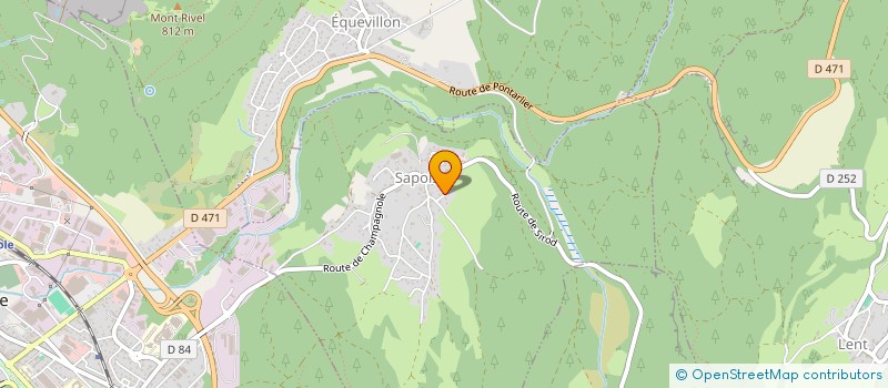 localisation de l'entreprise SOCIETE COOPERATIVE AGRICOLE FROMAGERE FRUITIERE DU MONT RIVEL  VANNOZ