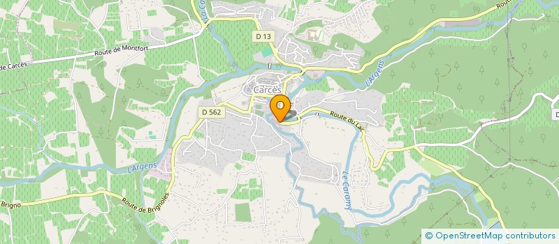 localisation de l'entreprise SOCIETE COOPERATIVE AGRICOLE KSOL  CARCES