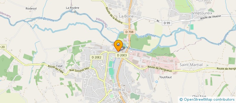 localisation de l'entreprise SOCIETE COOPERATIVE AGRICOLE RIBERACOIS  RIBERAC