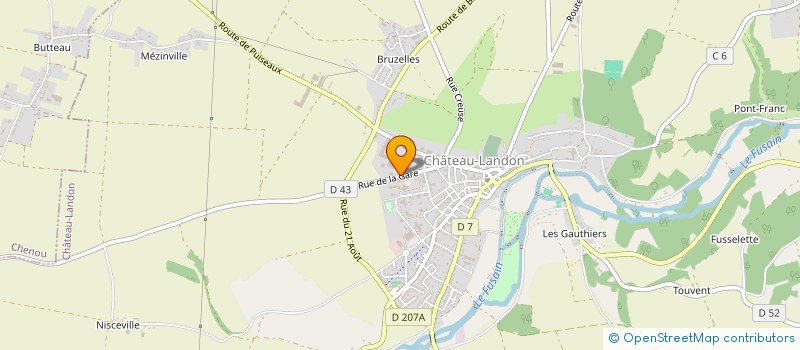 localisation de l'entreprise SOCIETE COOPERATIVE AGRICOLE TERRES BOCAGE GATINAIS à CHATEAU-LANDON