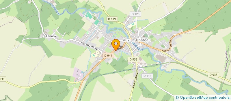 localisation de l'entreprise SOCIETE COOPERATIVE ARTISANALE AUXIBAT à AUXI-LE-CHATEAU