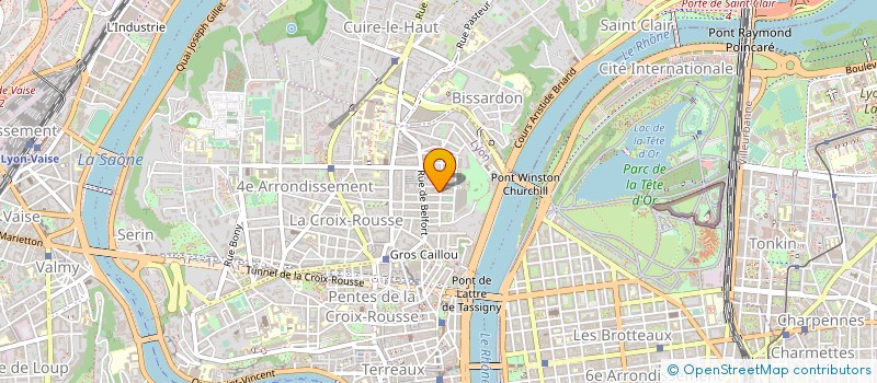 localisation de l'entreprise SOCIETE COOPERATIVE ARTISANALE TAXI-RADIO DE LYON  LYON