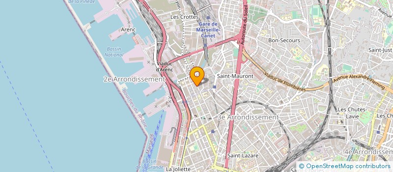 localisation de l'entreprise SOCIETE COOPERATIVE BOULANGERE DU SIECLE à MARSEILLE