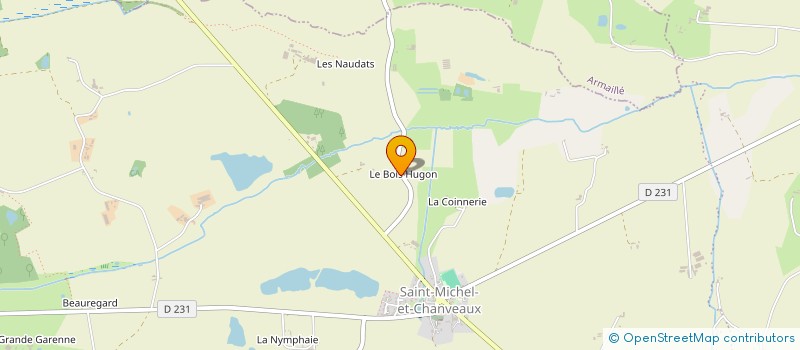 localisation de l'entreprise SOCIETE COOPERATIVE CIVILE IMMOBILIERE A CAPITAL VARIABLE LE BOIS RUGON  OMBREE D'ANJOU