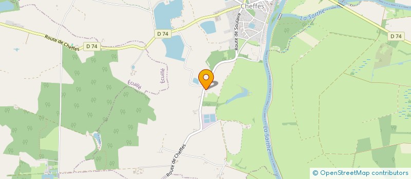 localisation de l'entreprise SOCIETE COOPERATIVE CIVILE IMMOBILIERE A CAPITAL VARIABLE LE JOURNAL  CHEFFES