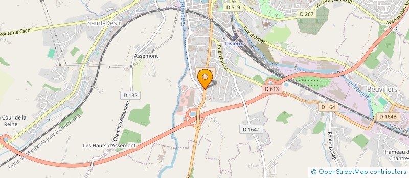 localisation de l'entreprise SOCIETE COOPERATIVE D'IMPRESSION NUMERIQUE  LISIEUX