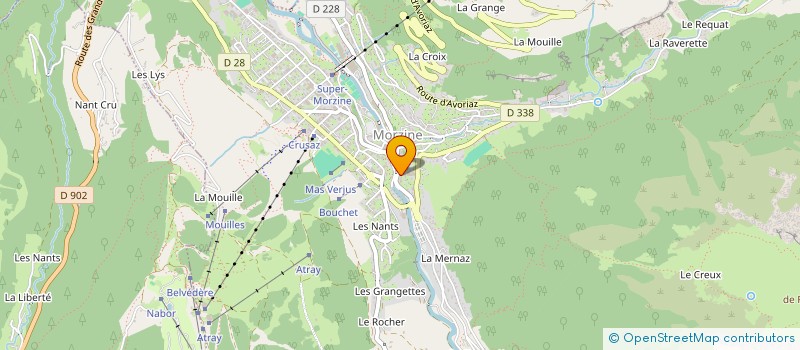 localisation de l'entreprise SOCIETE COOPERATIVE D'INTERET COLLECTIF LA FRATERNELLE  MORZINE