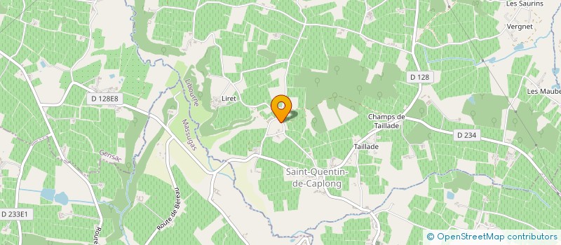 localisation de l'entreprise SOCIETE COOPERATIVE D'UTILISATION DE MATERIEL AGRICOLE DES GRANDS CEDRES  SAINT-QUENTIN-DE-CAPLONG