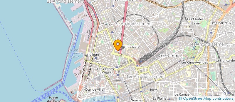 localisation de l'entreprise SOCIETE COOPERATIVE DE CONSOMMATION A CAPITAL VARIABLE DES PERSONNELS DE LA VILLE DE MARSEILLE ET DE LA METROPOLE AIX MA à MARSEILLE