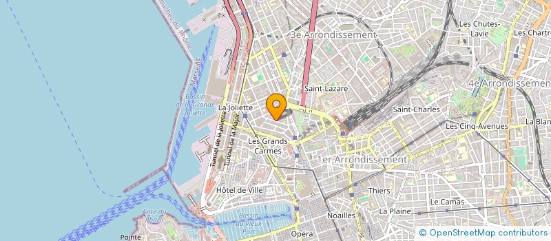 localisation de l'entreprise SOCIETE COOPERATIVE DE PEINTURE ET AMENAGEMENT à MARSEILLE