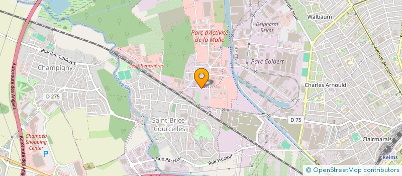 localisation de l'entreprise SOCIETE COOPERATIVE DROGUISTE MARNE à SAINT-BRICE-COURCELLES
