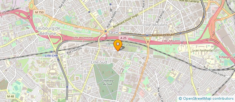 localisation de l'entreprise SOCIETE COOPERATIVE ETUDE ET ASSISTANCE  LILLE