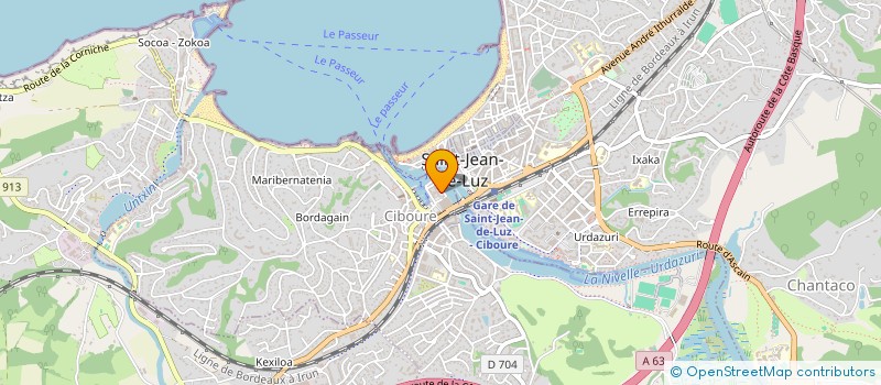 localisation de l'entreprise SOCIETE COOPERATIVE MARITIME GURE LANA à CIBOURE