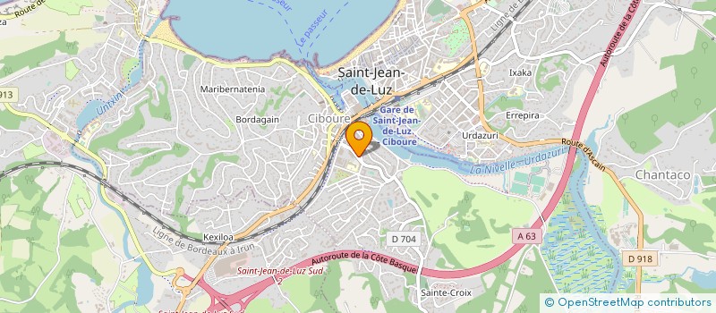 localisation de l'entreprise SOCIETE COOPERATIVE MARITIME GUREA à CIBOURE