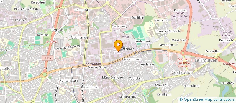 localisation de l'entreprise SOCIETE COOPERATIVE OUEST PARTAGE à BREST