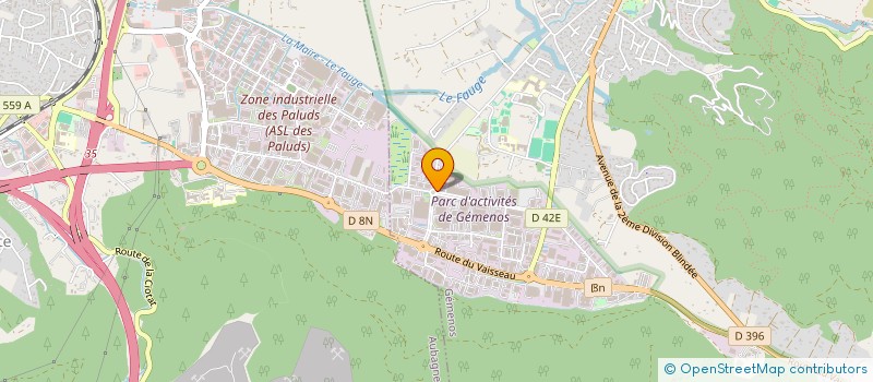 localisation de l'entreprise SOCIETE COOPERATIVE OUVRIERE PROVENCALE DE THES ET INFUSIONS  GEMENOS