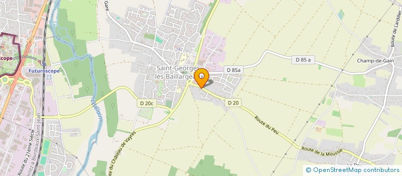 localisation de l'entreprise SOCIETE COOPERATIVE PAR ACTIONS SIMPLIFIES A CAPITAL VARIABLE TOITOUTCOOP  SAINT-GEORGES-LES-BAILLARGEAUX