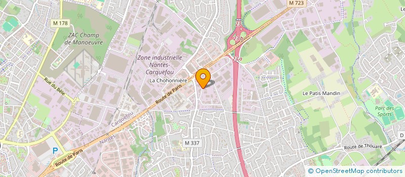 localisation de l'entreprise SOCIETE COOPERATIVE PASSEURS DE GOUT GROUPEMENT CHARCUTIERS TRAITEURS à SAINTE-LUCE-SUR-LOIRE