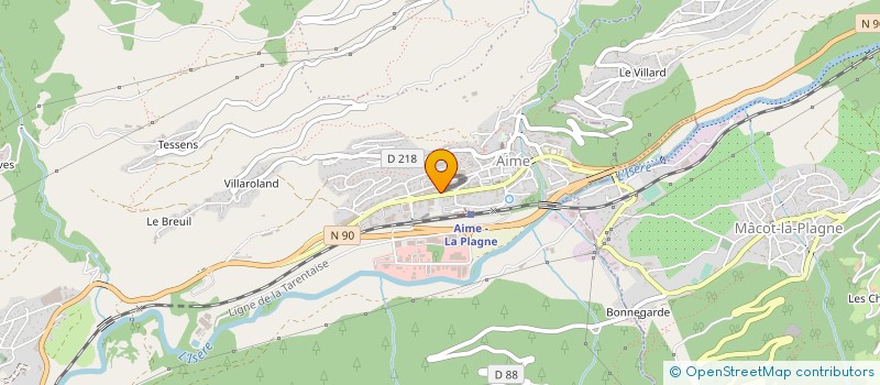 localisation de l'entreprise SOCIETE COOPERATIVE SICA SARL DU REPLAT à AIME-LA-PLAGNE