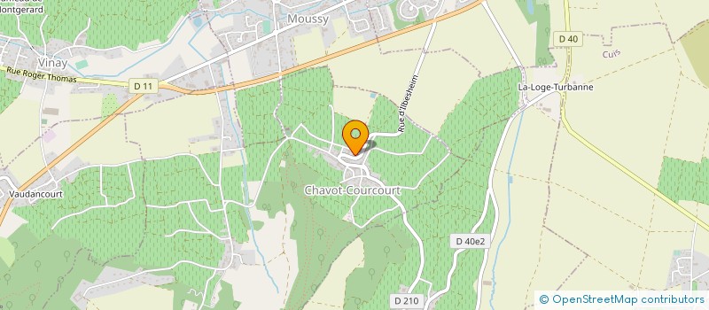 localisation de l'entreprise SOCIETE COOPERATIVE VINICOLE DE CHAVOT COURCOURT - SOCIETE COOPERATIVE AGRICOLE - CVCC - CHAMPAGNE CHAVOST ET CV - CC à CHAVOT-COURCOURT