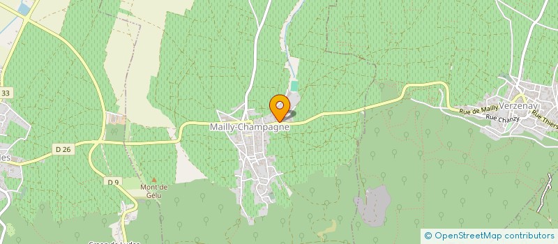 localisation de l'entreprise SOCIETE COOPERATIVE VINICOLE LES CLOS MAILLY CHAMPAGNE - SOCIETE COOPERATIVE AGRICOLE OU CVLC  MAILLY-CHAMPAGNE