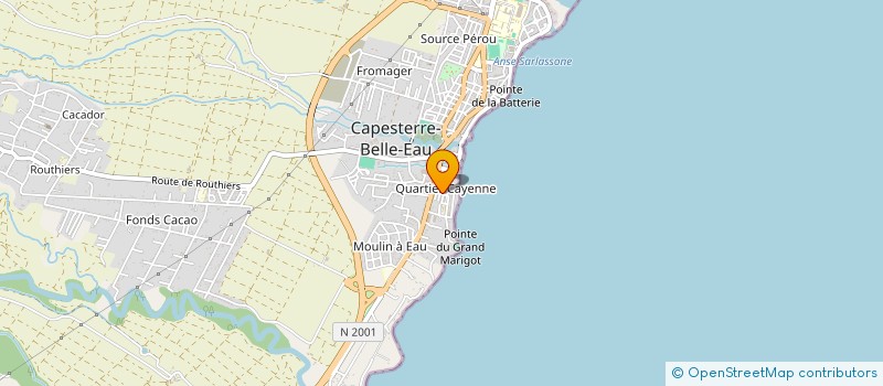 localisation de l'entreprise SOCIETE COPPRY à CAPESTERRE-BELLE-EAU