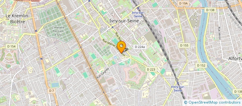 localisation de l'entreprise SOCIETE CORAZZA  IVRY-SUR-SEINE