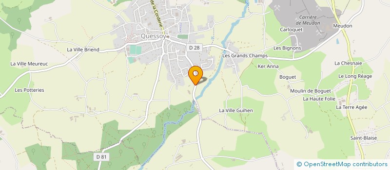 localisation de l'entreprise SOCIETE CORBEL  QUESSOY