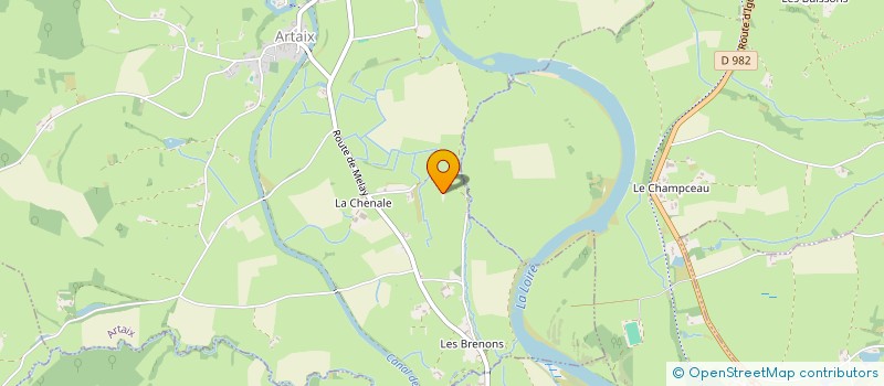 localisation de l'entreprise SOCIETE CORNELOUP JEAN  CHAMBILLY