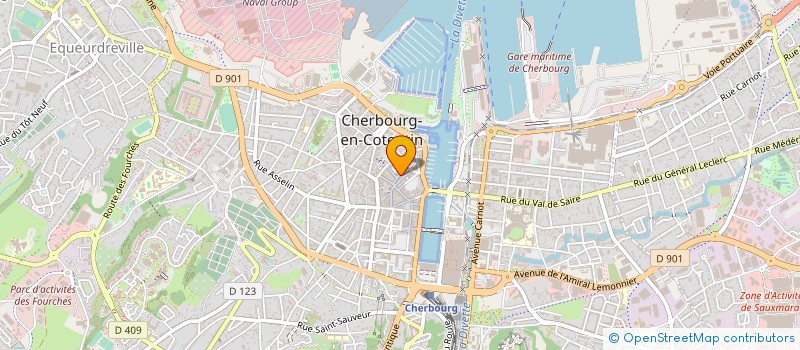 localisation de l'entreprise SOCIETE COROLANE à CHERBOURG-EN-COTENTIN