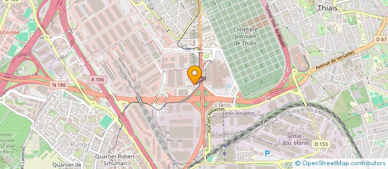 localisation de l'entreprise SOCIETE CORPORATIVE DE LA BOUCHERIE à RUNGIS