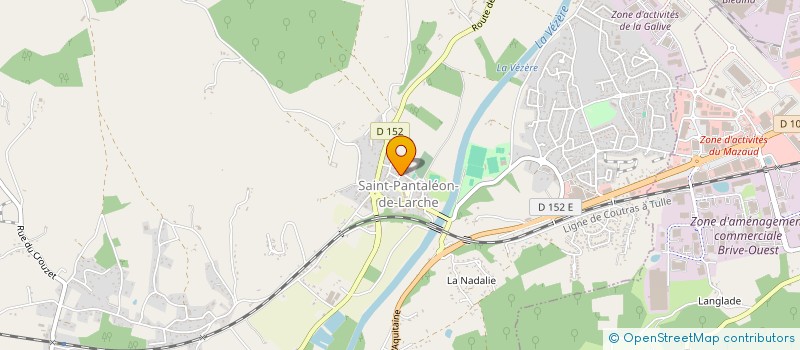 localisation de l'entreprise SOCIETE CORREZIENNE DE DISTRIBUTION à SAINT-PANTALEON-DE-LARCHE