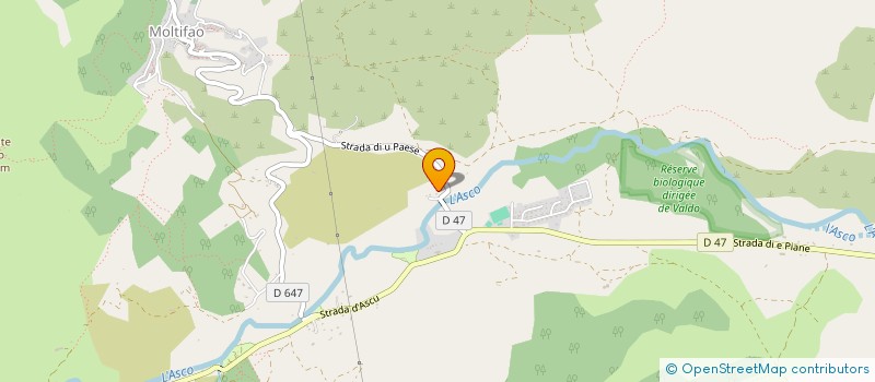 localisation de l'entreprise SOCIETE CORSE AGREGATS à MOLTIFAO