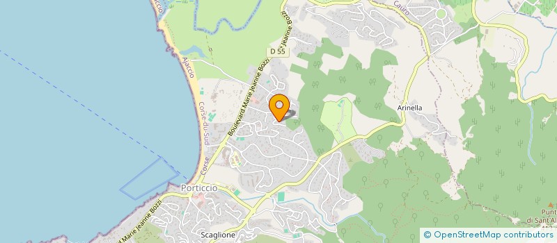 localisation de l'entreprise SOCIETE CORSE DE RESTAURANTS SOCORES à GROSSETO-PRUGNA