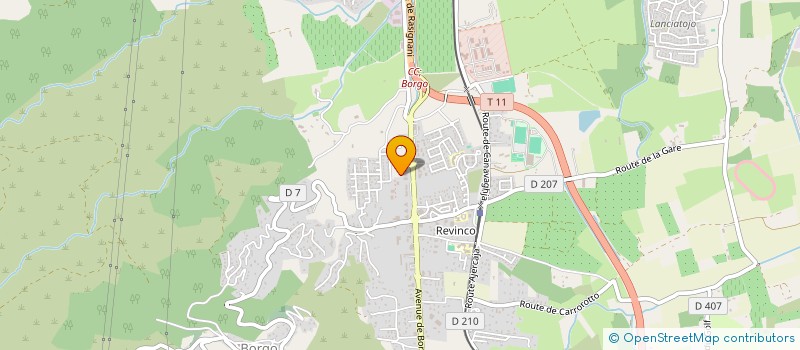 localisation de l'entreprise SOCIETE CORSE DE TRAVAUX PUBLICS à BORGO