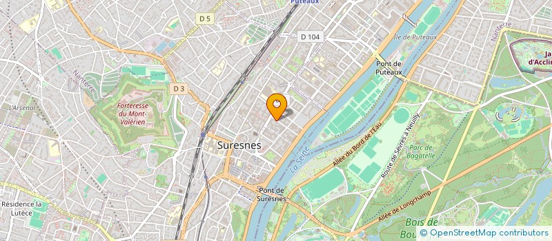 localisation de l'entreprise SOCIETE COSMOS à SURESNES