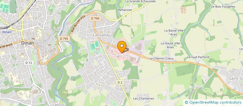 localisation de l'entreprise SOCIETE COSSERON à LANVALLAY