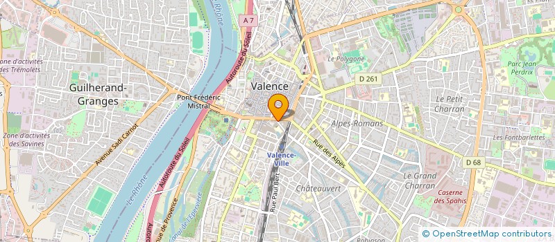localisation de l'entreprise SOCIETE COSTA-PHILIP à VALENCE