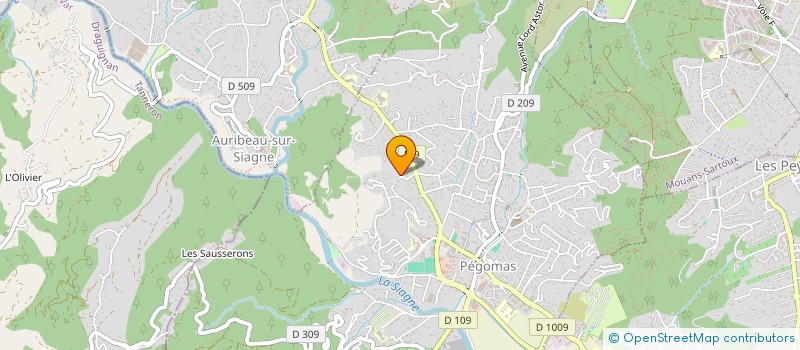 localisation de l'entreprise SOCIETE COTE D'AZUR DEMOLITION  PEGOMAS