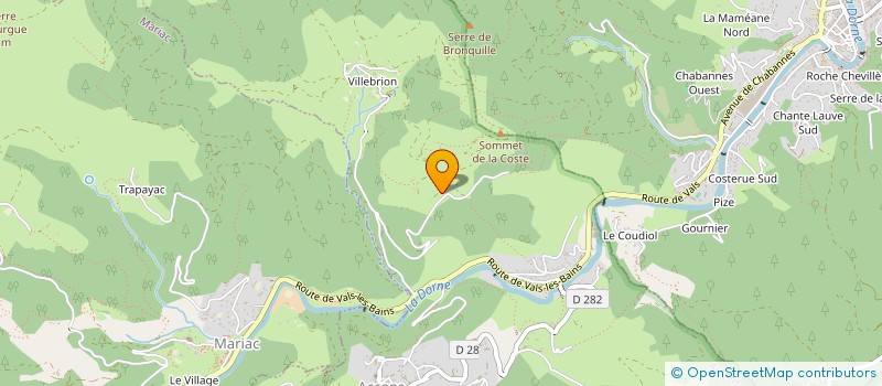 localisation de l'entreprise SOCIETE COTTA ET COMPAGNIE  ACCONS