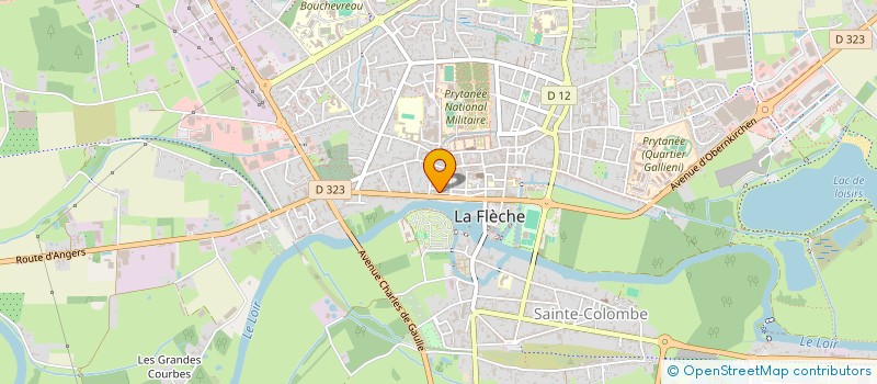 localisation de l'entreprise SOCIETE COTTEVERTE à LA FLECHE