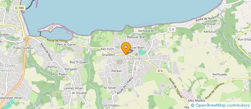 localisation de l'entreprise SOCIETE COTTIN à LOUANNEC