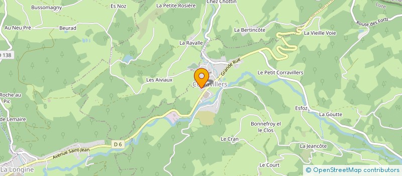 localisation de l'entreprise SOCIETE COURROYE MICHEL ET COMPAGNIE à CORRAVILLERS