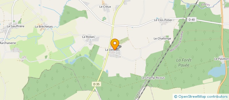 localisation de l'entreprise SOCIETE COURTAGE AUTOMOBILE PINAULT à LOUISFERT