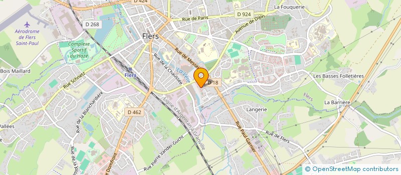 localisation de l'entreprise SOCIETE COUSIN ETANCHEITE à FLERS