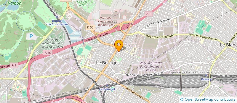 localisation de l'entreprise SOCIETE COVICE LE BOURGET à LE BOURGET
