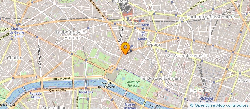 localisation de l'entreprise SOCIETE CREAPUB  PARIS