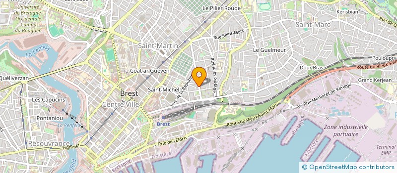 localisation de l'entreprise SOCIETE CREATRICE à BREST